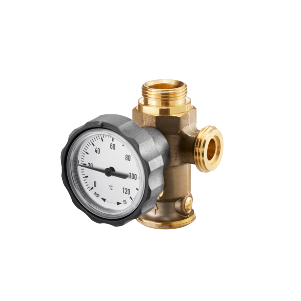 Oventrop Pumpenkugelhahn für Regusol  mit Sperrventil 20 mbar 1364198
