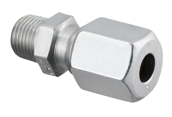 Oventrop Cutting ring connection Ofix-Oil 3/8x8mm straight screw-in fitting, steel 2083053