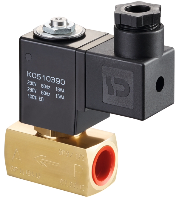 Oventrop Magnetic Valve Oilstop MV 3/8 internal thread for Cutting ring Screw connection 2104553