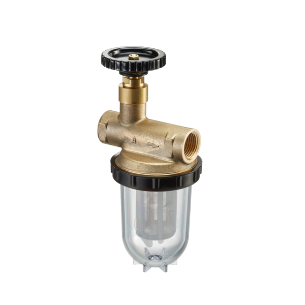 Oventrop Heizölfilter-Einstrang Oilpur  2x1/2IG Nickelsieb 100-150my,Absperrv. 2123104