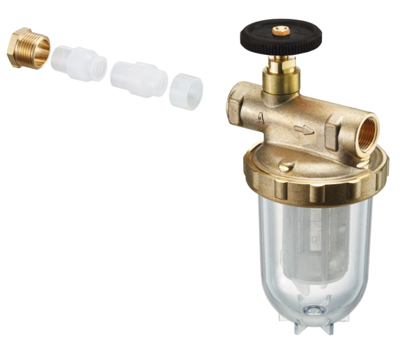 Oventrop Set Einstrang-Heizölfilter best. aus Filter u. Quetschringverschr. 2123153