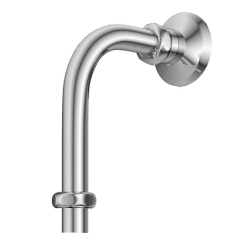 Schell Abgangsbogen VITUS, DN15 ablängbar, 90 Grad, 15x100x500, chrom 256680699