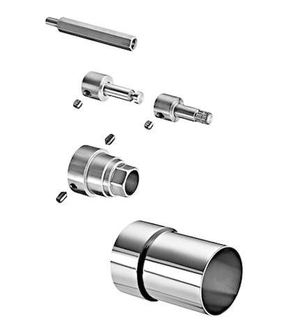 Schell Verlängerungsset D-SC-T für Selbstschl. UP-Arm., Länge 25, chrom 018590699