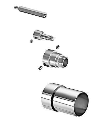 Schell Verlängerungsset D-E-T für Elektron. UP-Arm., Länge 25, chrom 018600699