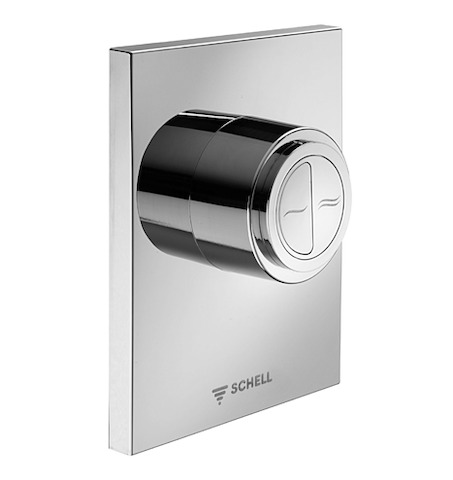 Schell WC-BetPl. EDITION ECO ND 100 Niederdruck, Einbautiefe 100-160,chrom 028240699