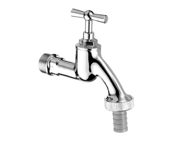 Schell Auslaufventil Knebelgriff, 1/2", mattchrom 034050399