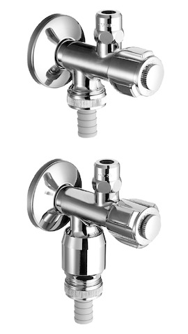 Schell Doppelanschluss-Eckventil COMFORT RV, ASAG, 3/8", chrom 038360699