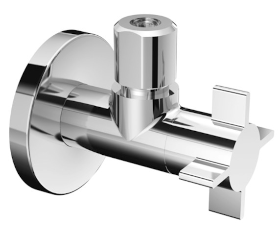 Schell Design-Eckventil 4WING regulierbar, 1/2", chrom 053930699