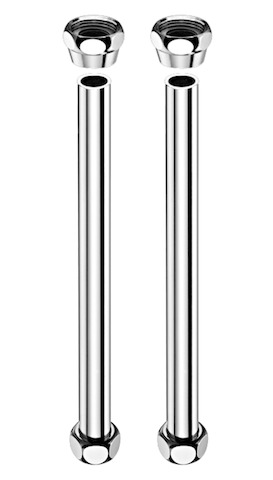 Schell Anschluss-Verrohrungsset für Duschpaneel, L: 500, chrom 084810699