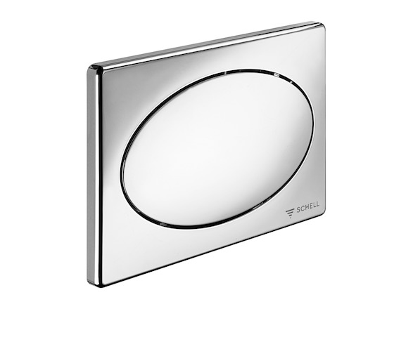 Schell WC-Betätigungsplatte Start-Stopp, chrom ohne SCHELL Logo 032620699