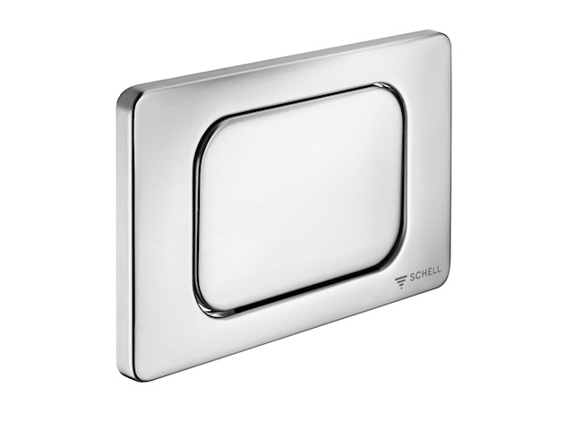 Schell WC-Betätigungsplatte Start-Stopp, edelstahl ohne SCHELL Logo 032622899