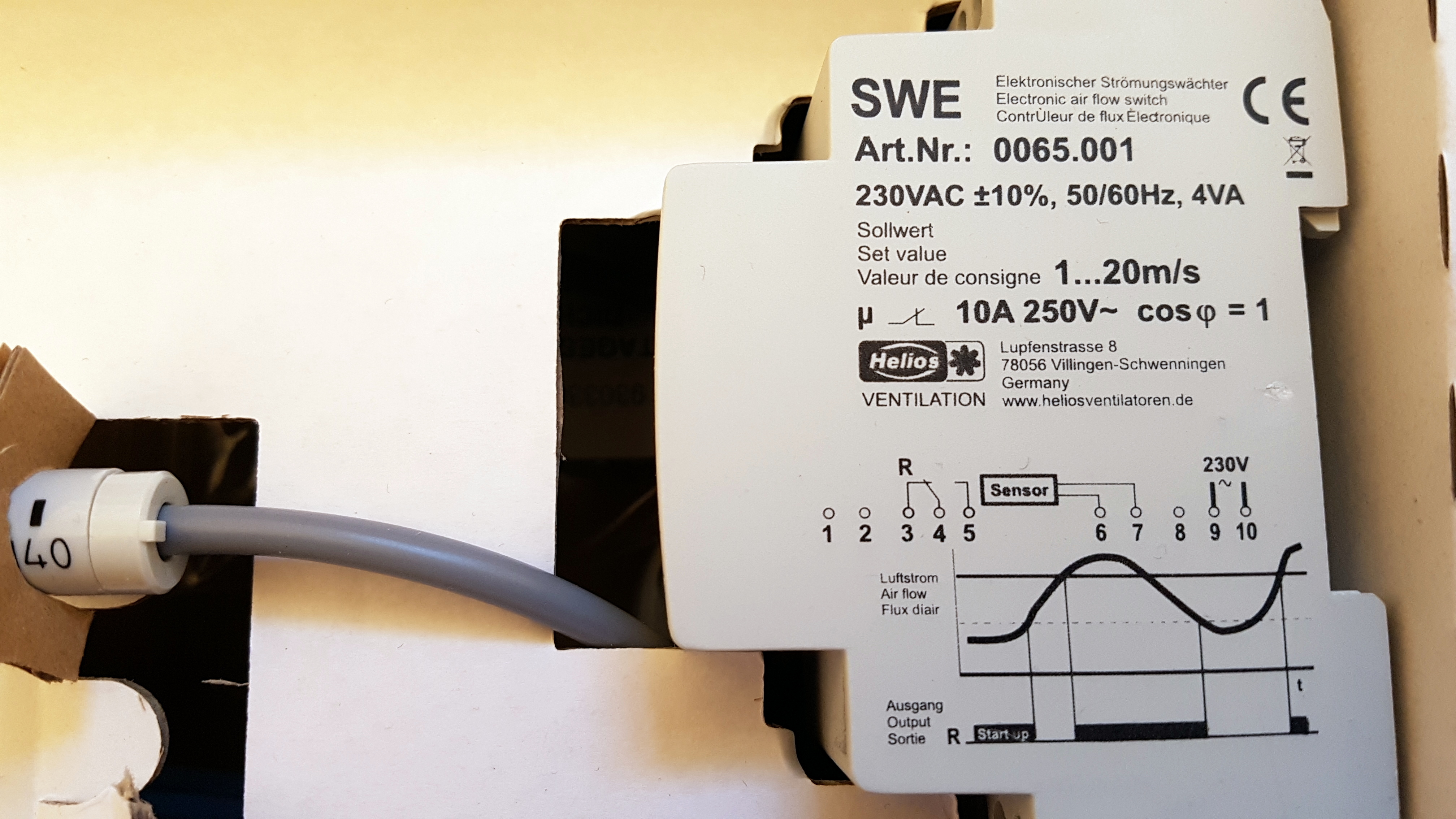 Helios SWE Stroemungswaechter elektronisch 0065