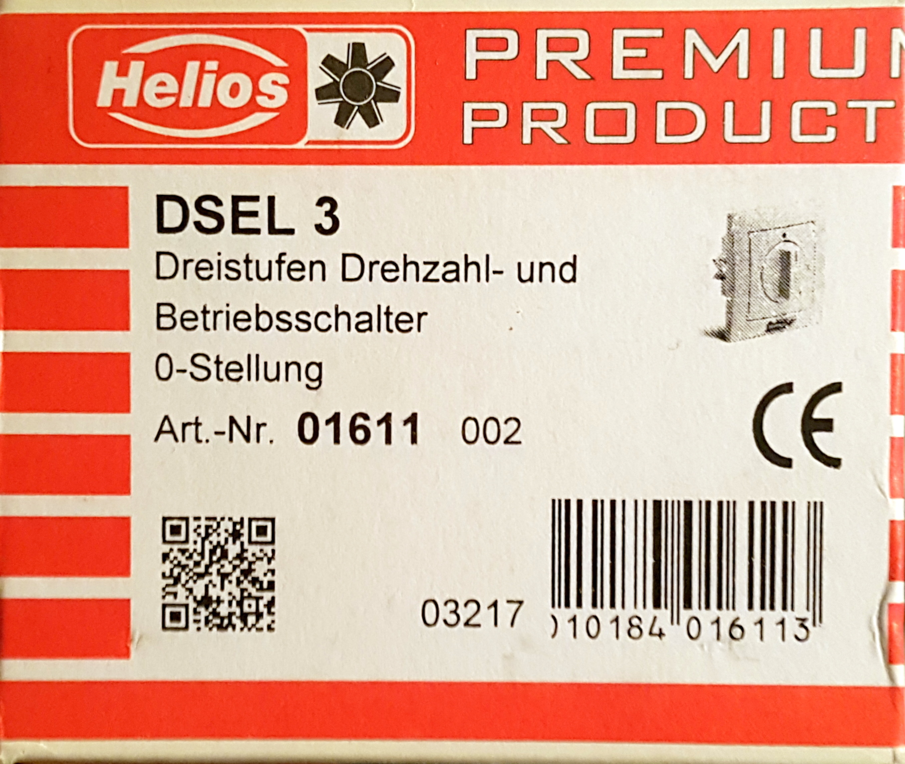 Helios DSEL 3 Dreistufen Drehzahl- und 1611