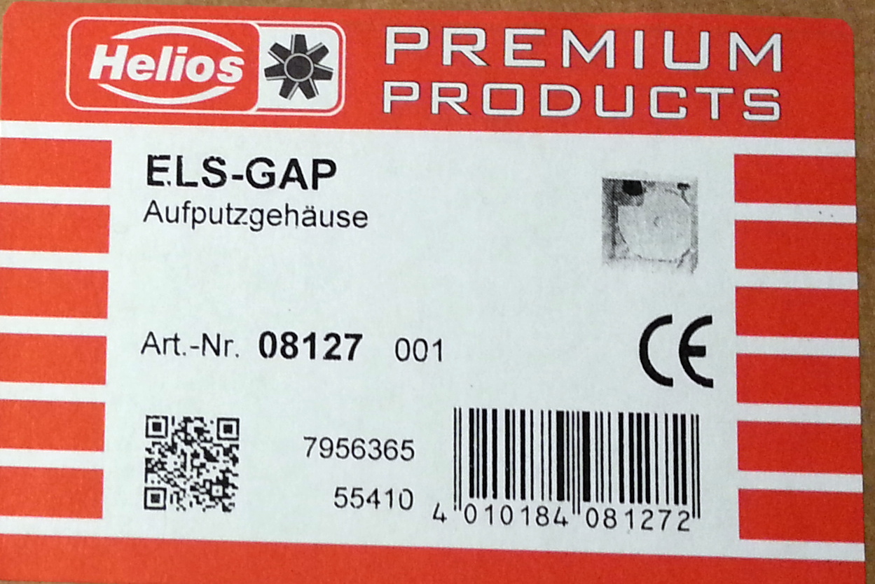 Helios ELS-GAP Aufputzgehaeuse 8127