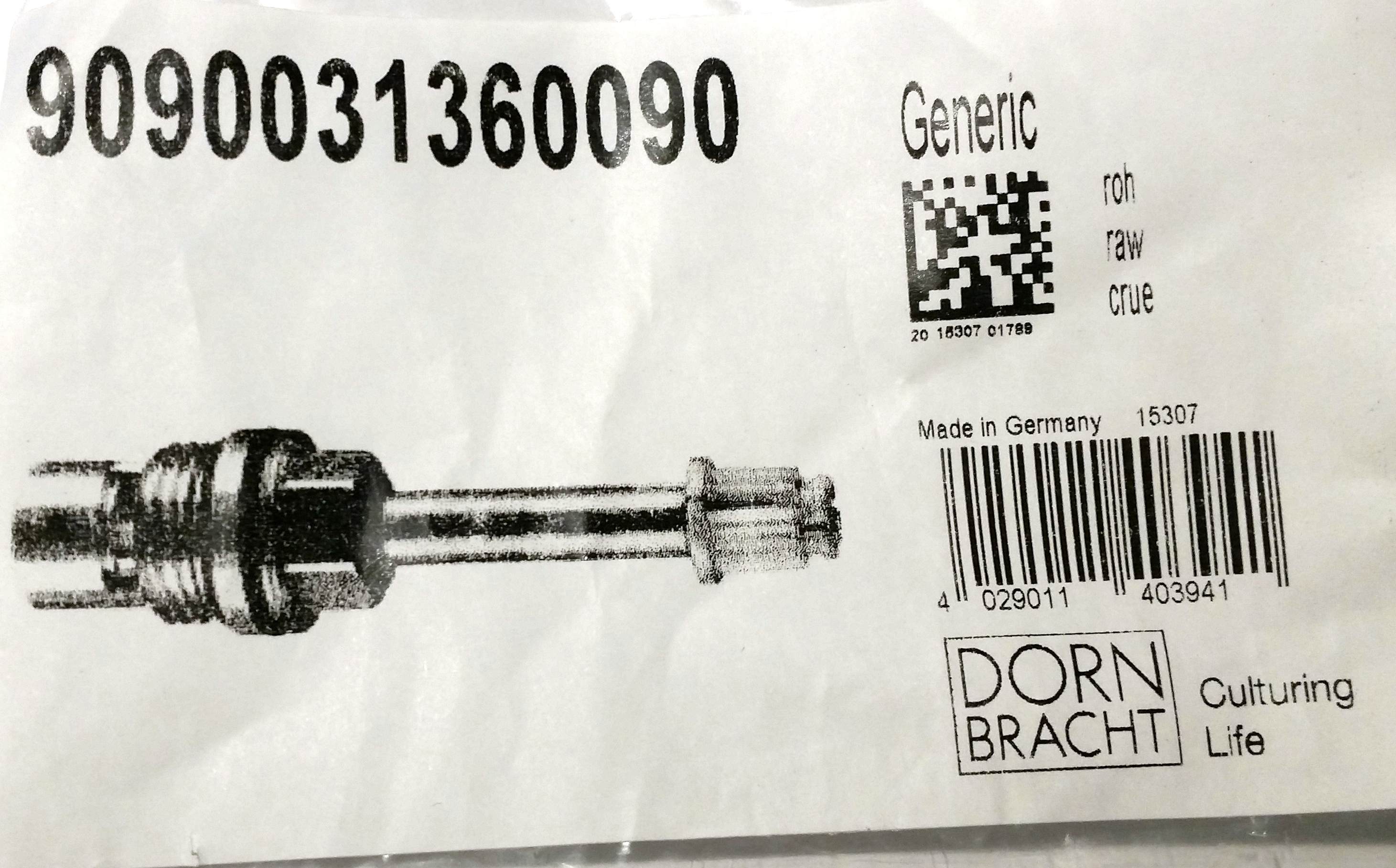 Dornbracht Head part anti-clockwise closing 1/2" 9090031360090 1x on stock