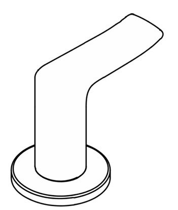 Hansgrohe Griff Kaltwasser Metris 3-Loch Waschtisch-/Bidetarmatur chrom 95523000
