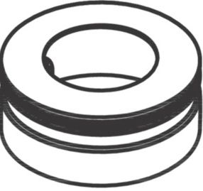 Hansgrohe Abdeckring Axor Citterio für Waschtischmischer Highriser J27 chrom 97466000