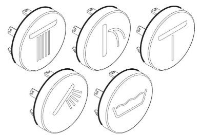 Hansgrohe Symbol-Set Taste Push Select  98367000