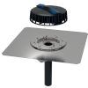 Geberit Pluvia Dachwassereinlauf mit Anschl.- Blech und Befestigungsflansch d56 12l/s 359109001