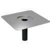 Geberit Pluvia Dampfsperrenanschluss d56 12l/s CrNi-Stahl 1.4301 359113001