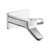 Hansgrohe Single lever basin mixer for concealed install. With spout 200mm wall Axor Urquiola set chrome 11026000
