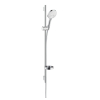 Hansgrohe Raindance Select S 120 3jet hand shower Unica S Puro wall bar 900mm white chrome 26631400