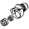 Hansgrohe Selector Axor Montreux bath fixture exposed install.  98591000